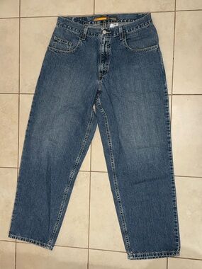 Classic Levi’s SilverTab Baggy Blue Jeans